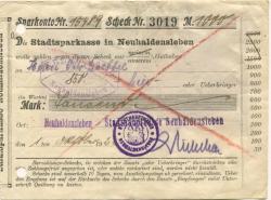 Neuhaldensleben (heute: Haldensleben) - Stadt - 28.9.1922- 1000 Mark