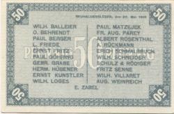Neuhaldensleben (heute: Haldensleben) - Balleier, Wilhelm, Drogerie, Markt 15, und 20 weitere Aussteller - 20.5.1918 - 10 Pfennig