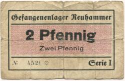 Neuhammer (heute: PL-Swietoszow) - Gefangenenlager - -- - 2 Pfennig