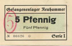 Neuhammer (heute: PL-Swietoszow) - Gefangenenlager - -- - 5 Pfennig