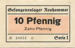 Neuhammer (heute: PL-Swietoszow) - Gefangenenlager - -- - 10 Pfennig