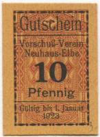 Neuhaus - Vorschuß-Verein eGmuH - - 1.1.1923 - 10 Pfennig