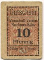 Neuhaus - Vorschuß-Verein eGmuH - - 1.1.1923 - 10 Pfennig