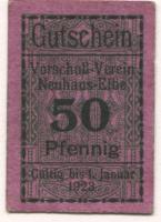 Neuhaus - Vorschuß-Verein eGmuH - - 1.1.1923 - 50 Pfennig