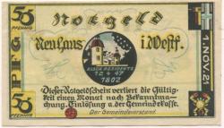 Neuhaus (heute: Paderborn) - Gemeinde - 1.11.1921 - 50 Pfennig