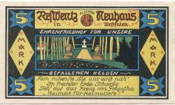 Neuhaus (heute: Paderborn) - Gemeinde - -- - 5 Mark