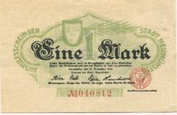 Neumünster - Stadt - 12.11.1918 - 1 Mark