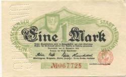 Neumünster - Stadt - 12.11.1918 - 1 Mark