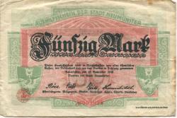 Neumünster - Stadt - 12.11.1918 - 50 Mark