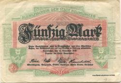 Neumünster - Stadt - 12.11.1918 - 50 Mark