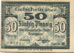 Neuruppin - Stadt - -- - 50 Pfennig