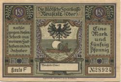 Neusalz (heute: PL-Nowa Sól) - Städtische Sparkasse - -- - 1.50 Mark