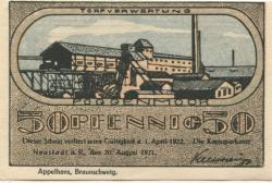 Neustadt - Kreissparkasse - 20.8.1921 - 1.4.1922 - 50 Pfennig