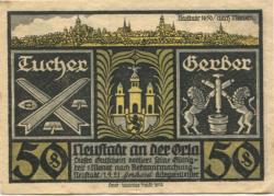 Neustadt - Stadt - 1.9.1921 - 50 Pfennig