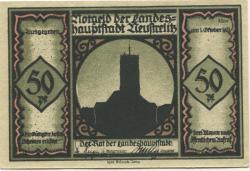 Neustrelitz - Stadt - 1.10.1921 - 50 Pfennig
