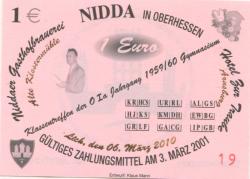 Nidda - Gasthofbrauerei und Hotel zur Traube - 6.3.2010 - 1 Euro 