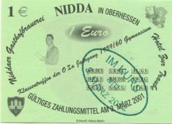 Nidda - Gasthofbrauerei und Hotel zur Traube - 3.3.2012 - 1 Euro