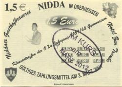 Nidda - Gasthofbrauerei und Hotel zur Traube - 3.3.2012 - 1.5 Euro