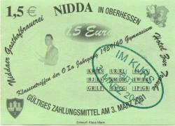 Nidda - Gasthofbrauerei und Hotel zur Traube - 3.3.2012 - 1.5 Euro 