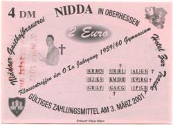 Nidda - Gasthofbrauerei und Hotel zur Traube - 2.3.2013 - 2 Euro 