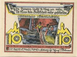 Nienhagen - Badeverwaltung - - 28.2.1922 - 10 Pfennig