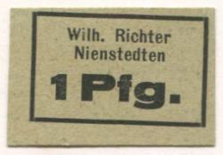 Nienstedten (heute : Hamburg) - Richter, Wilhelm - -- - 1 Pfennig