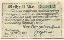 Norderney - Gemeinde - 14.5.1920 - 10 Pfennig 