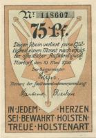 Nortorf - Stadt - 10.5.1920 - 75 Pfennig