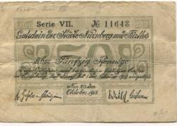 Nürnberg und Fürth - Städte - 23.10.1918 - 1.2.1919 - 50 Pfennig 