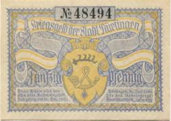 Nürtingen - Stadt - 21.7.1920 - 31.12.1921 - 50 Pfennig 