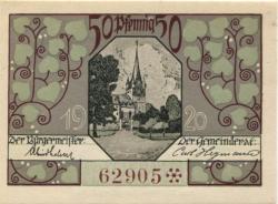 Oberlind (heute: Sonneberg) - Gemeinde - 1920 - 50 Pfennig