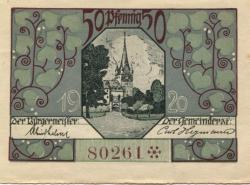 Oberlind (heute: Sonneberg) - Gemeinde - 1920 - 50 Pfennig