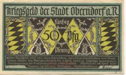 Oberndorf - Stadt - April 1918 - 50 Pfennig