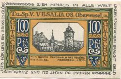 Oberwesel - Turn- und Sport-Verein Vesalia 08 - 1.9.1921 - 100 Pfennig