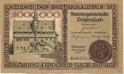Ochsenfurt - Bezirksgemeinde - 11.8.1923 - 1 Million Mark 