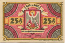 Oels (heute: PL-Olesnica) - Kaufmännischer Verein - -- - 25 Pfennig