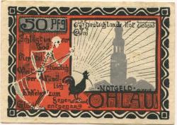 Ohlau (heute: PL-Olawa) - Stadt - -- - 50 Pfennig