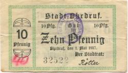 Ohrdruf - Stadt - 1.5.1917 - 10 Pfennig