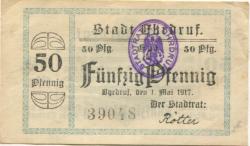 Ohrdruf - Stadt - 1.5.1917 - 50 Pfennig