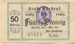 Ohrdruf - Stadt - 1.5.1917 - 50 Pfennig