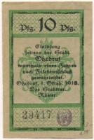 Ohrdruf - Stadt - 1.10.1918 - 10 Pfennig
