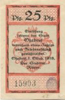 Ohrdruf - Stadt - 1.10.1918 - 25 Pfennig