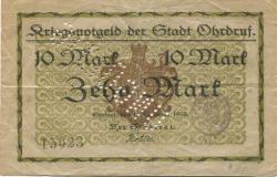Ohrdruf - Stadt - 1.11.1918 - 10 Mark