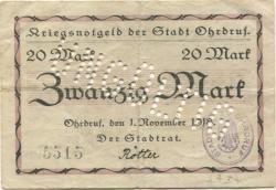 Ohrdruf - Stadt - 1.11.1918 - 20 Mark