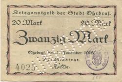 Ohrdruf - Stadt - 1.11.1918 - 20 Mark