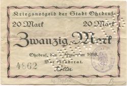 Ohrdruf - Stadt - 1.11.1918 - 20 Mark
