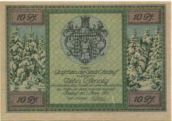 Ohrdruf - Stadt - 1.3.1921 - 10 Pfennig