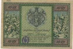 Ohrdruf - Stadt - 1.3.1921 - 10 Pfennig