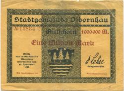Olbernhau - Stadt - - 15.11.1923 - 1 Million Mark