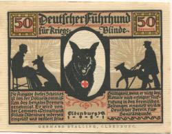 Oldenburg - Deutscher Verein für Sanitätshunde, Ritterstr. 2 - 1921 - 50 Pfennig